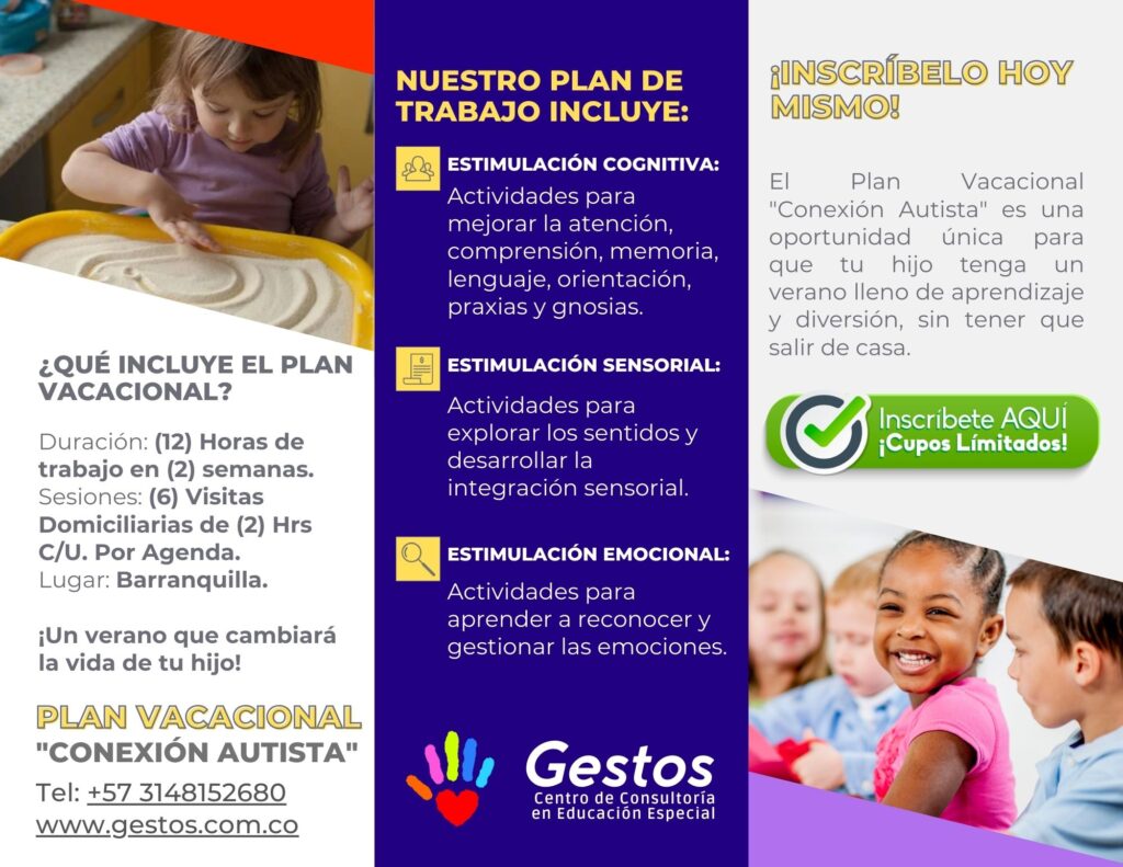 Plan Vacacional "Conexión Autista" (Trastorno del Espectro Autista - TEA)